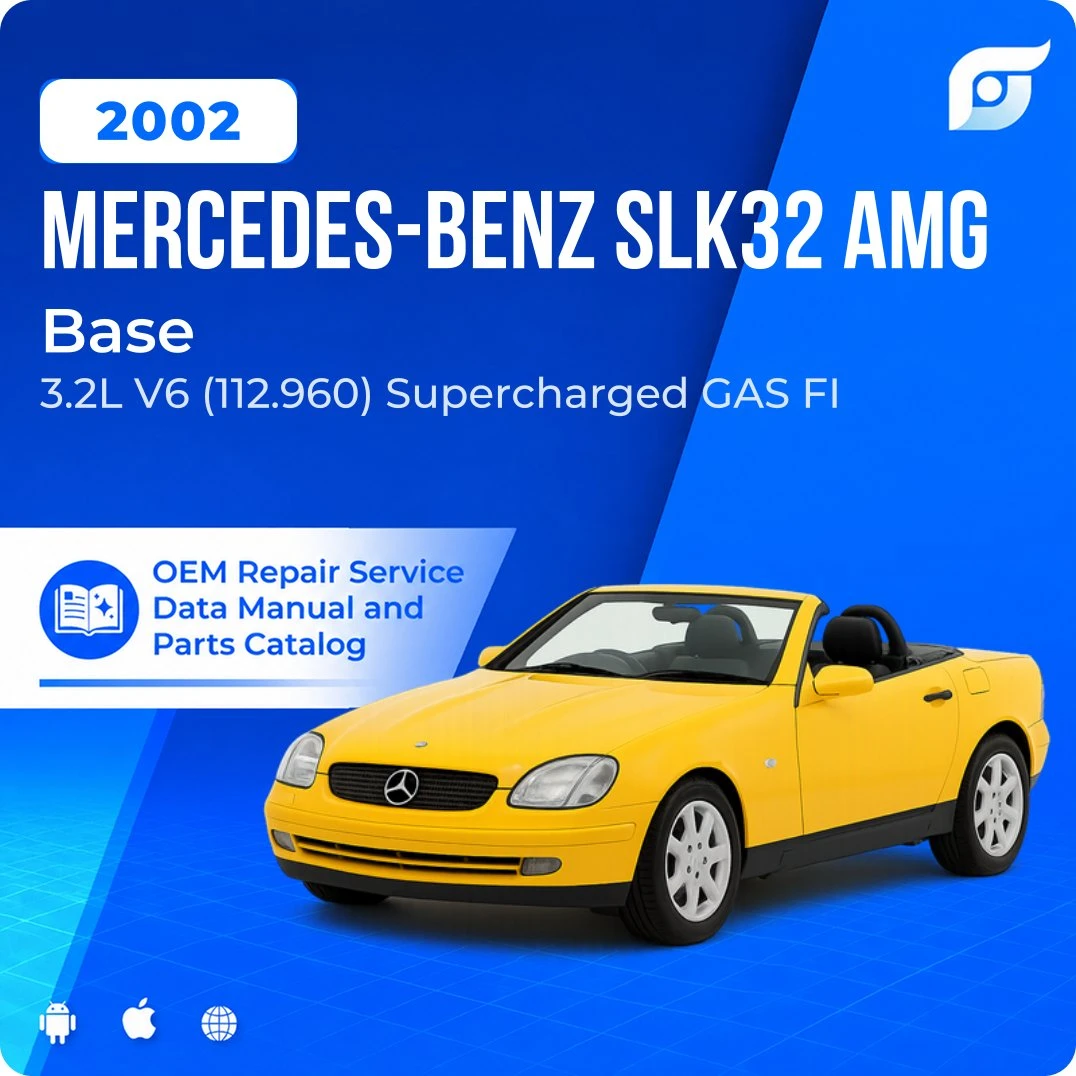 2002 Mercedes-Benz SLK32 AMG Base - OEM Repair Service Manual