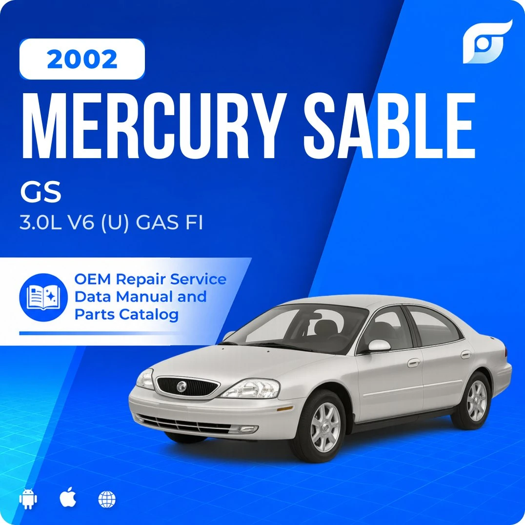 2002 Mercury Sable GS - OEM Repair Service Manual