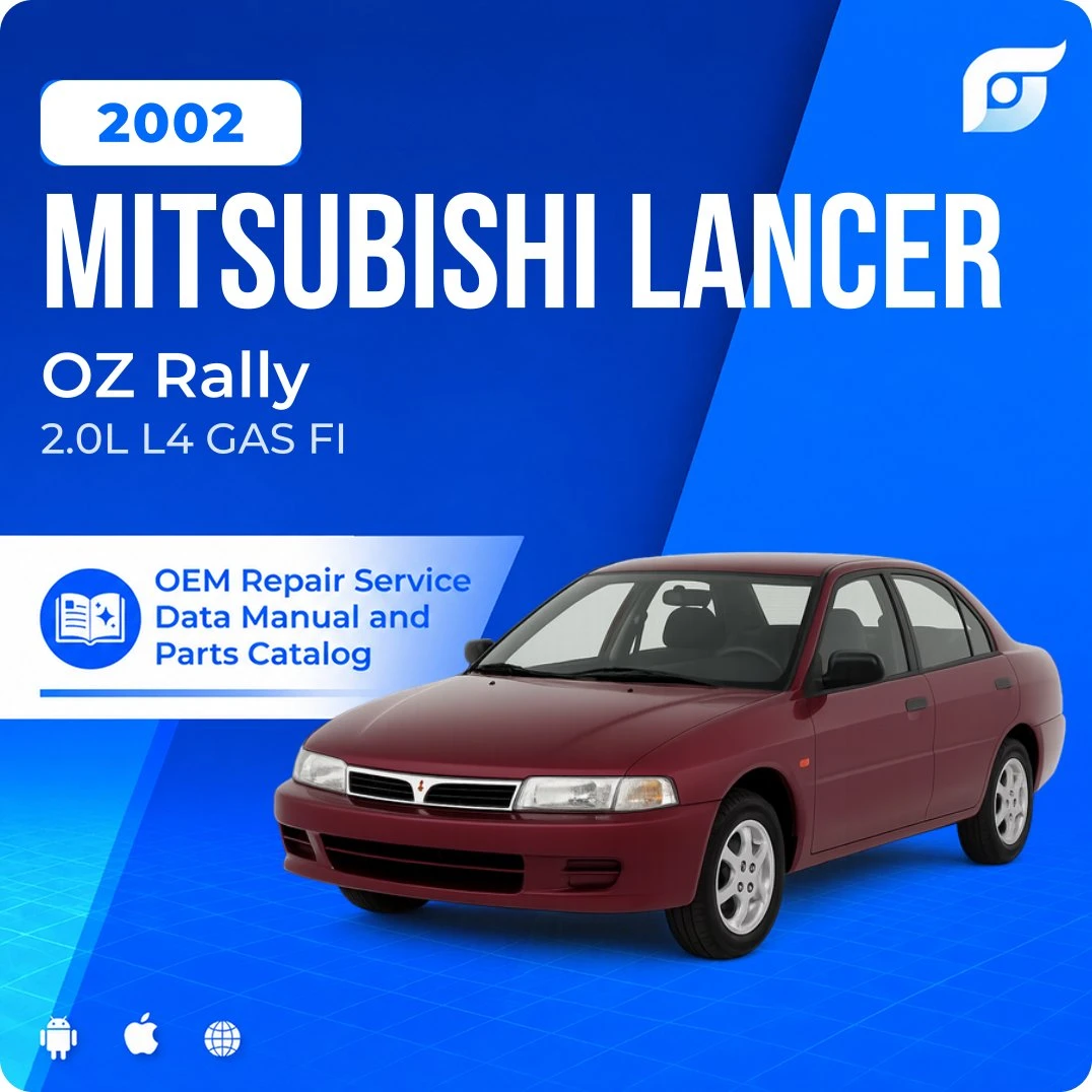 2002 Mitsubishi Lancer OZ Rally - OEM Repair Service Manual