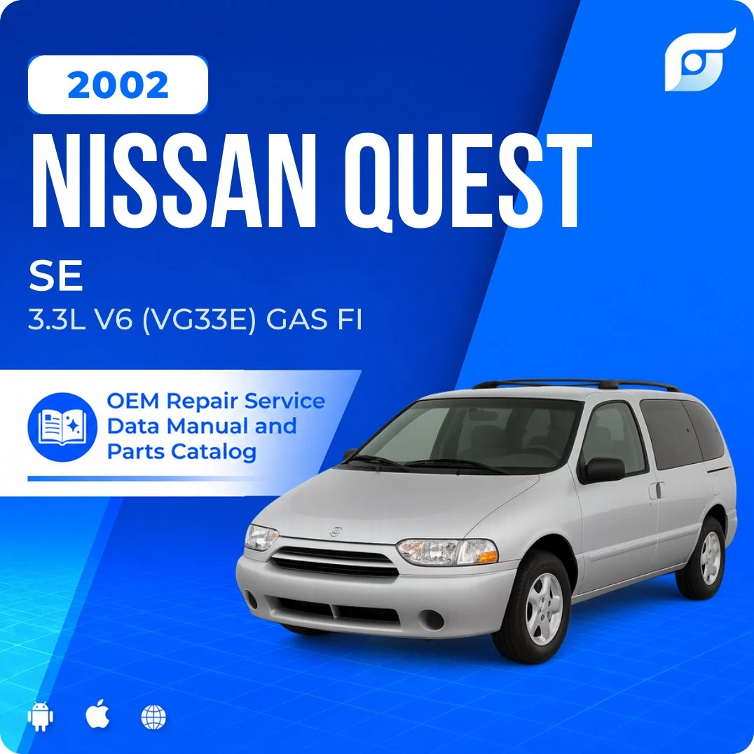 2002 Nissan Quest SE - OEM Repair Service Manual
