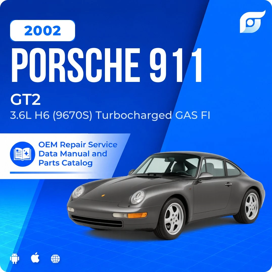 2002 Porsche 911 GT2 - OEM Repair Service Manual