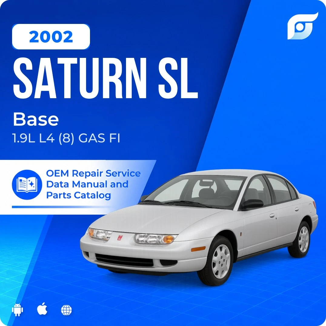 2002 Saturn SL Base - OEM Repair Service Manual