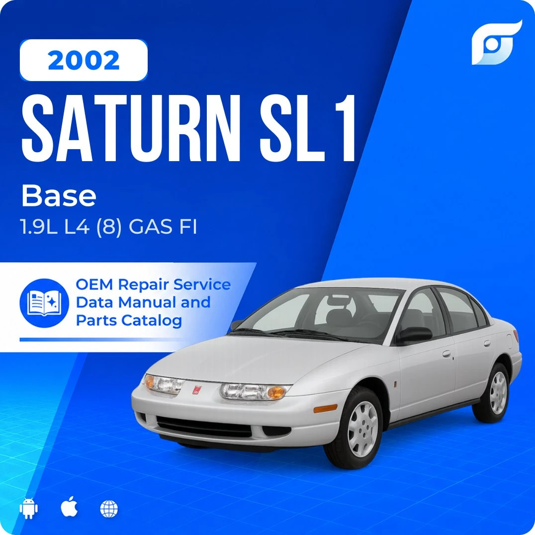 2002 Saturn SL1 Base - OEM Repair Service Manual