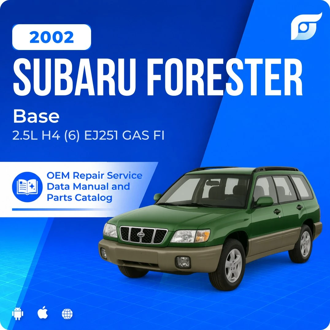 2002 Subaru Forester Base - OEM Repair Service Manual