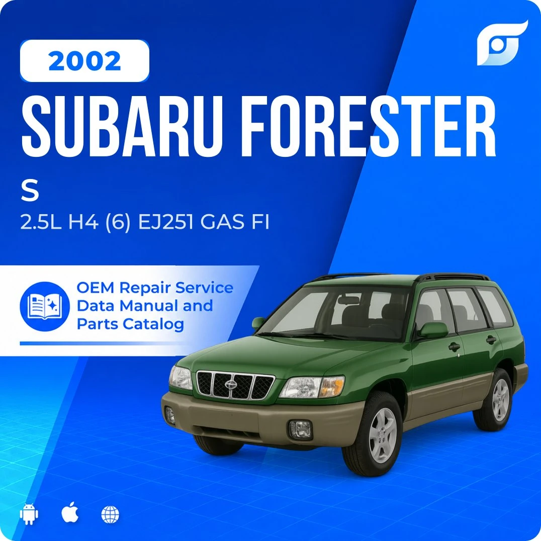 2002 Subaru Forester S - OEM Repair Service Manual