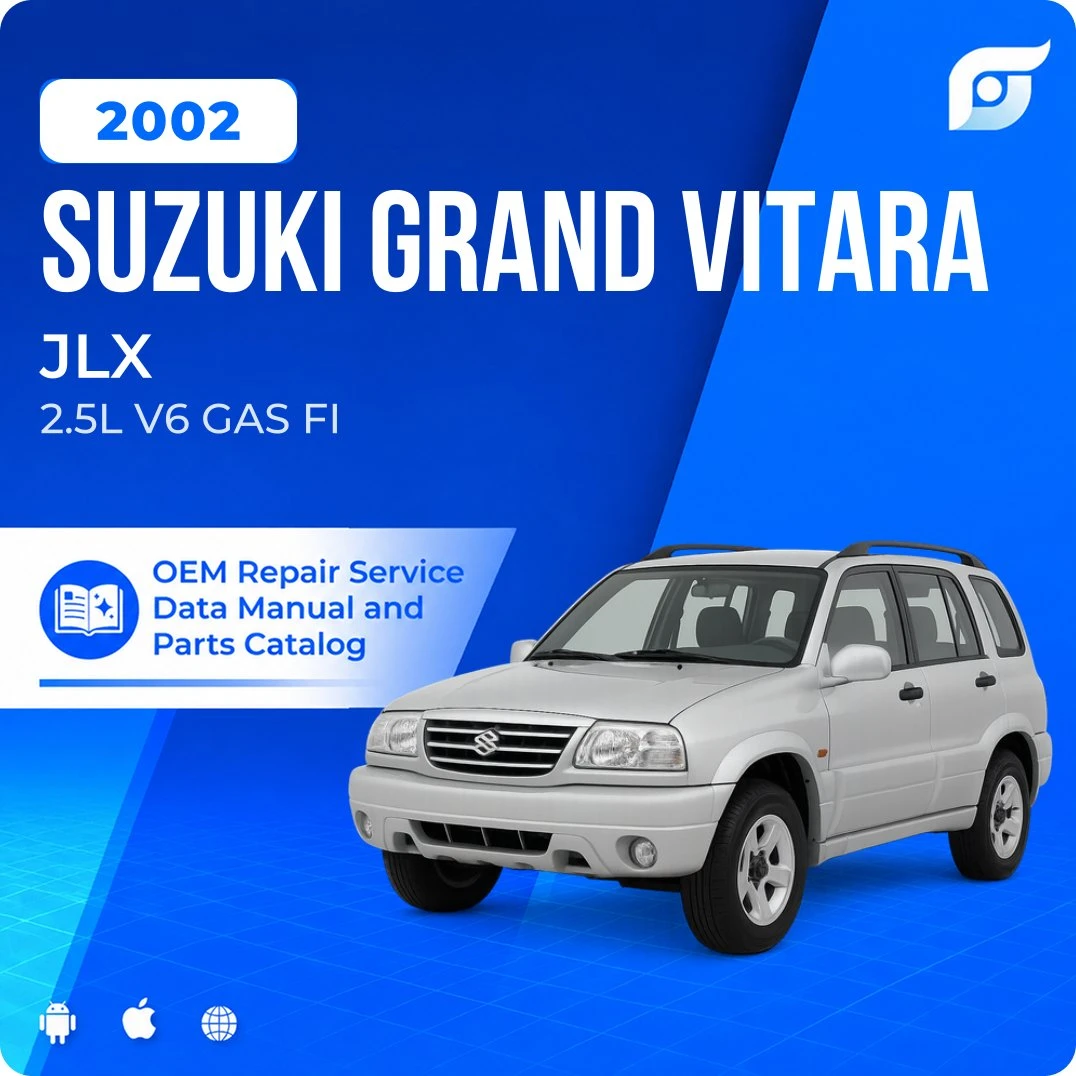 2002 Suzuki Grand Vitara JLX - OEM Repair Service Manual