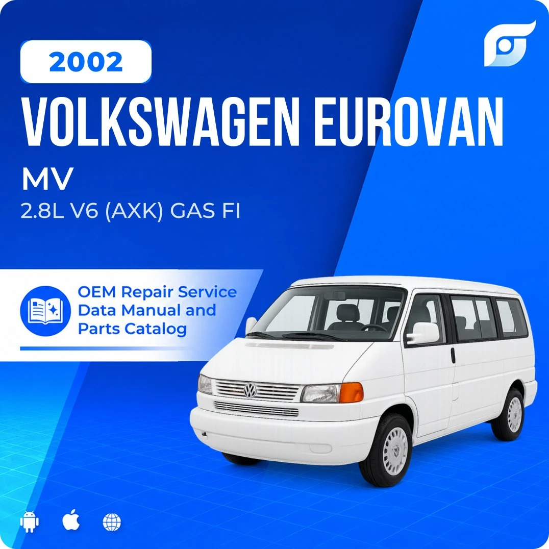 2002 Volkswagen EuroVan MV - OEM Repair Service Manual