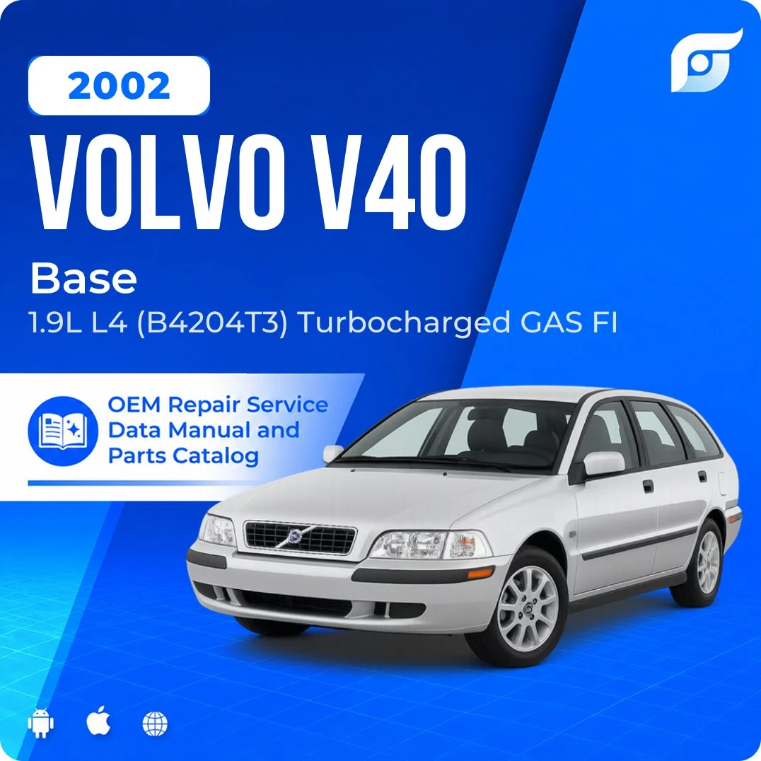 2002 Volvo V40 Base - OEM Repair Service Manual