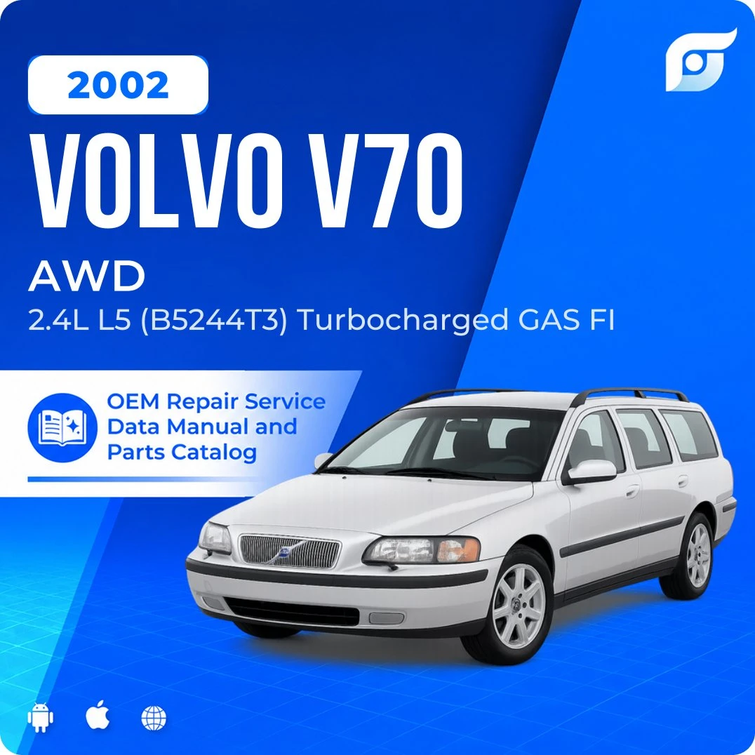 2002 Volvo V70 AWD - OEM Repair Service Manual