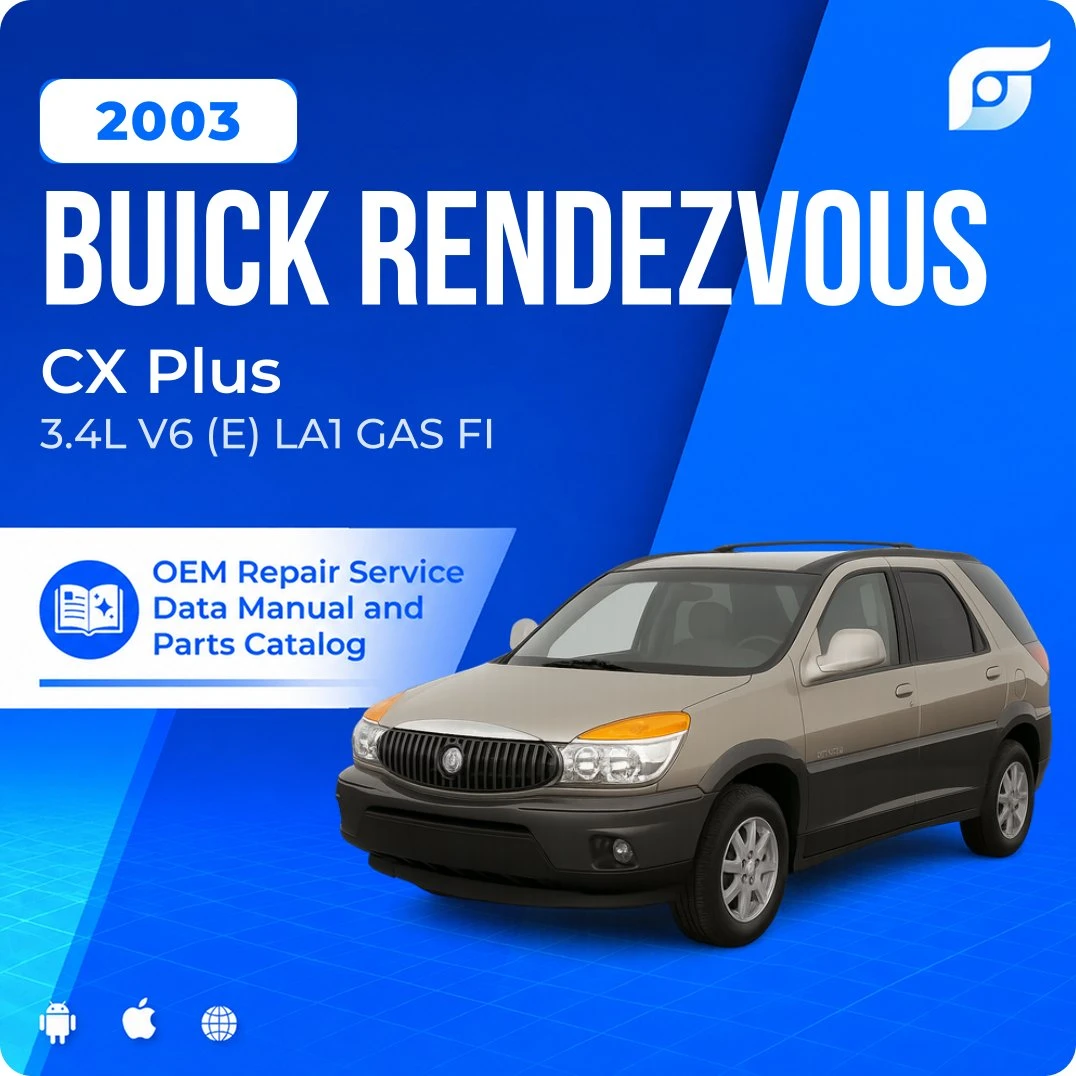 2003 Buick Rendezvous CX Plus - OEM Repair Service Manual