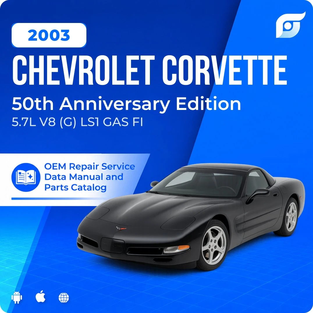 2003 Chevrolet Corvette 50th Anniversary Edition - OEM Repair Service Manual