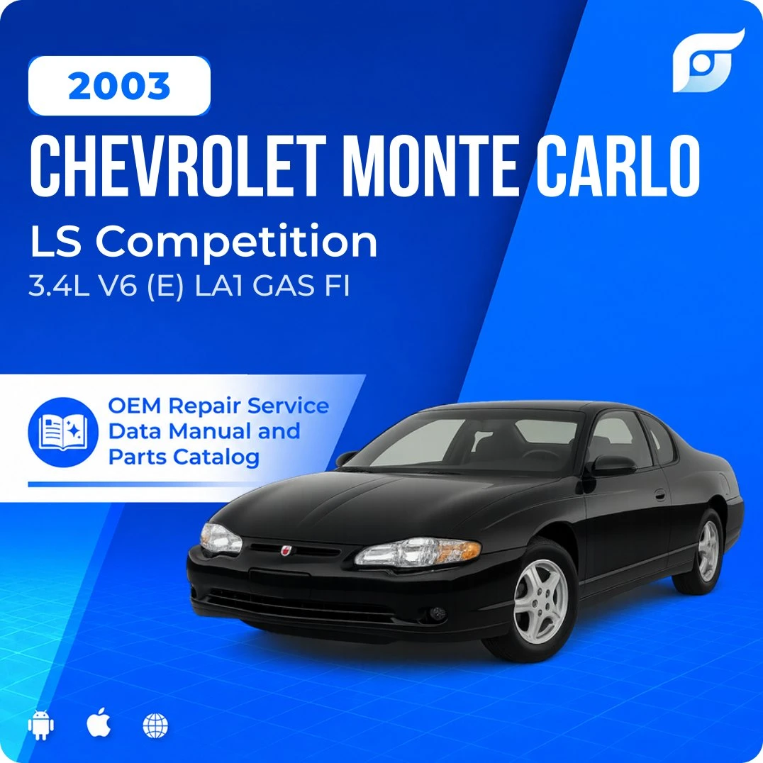 2003 Chevrolet Monte Carlo LS Competition - OEM Repair Service Manual