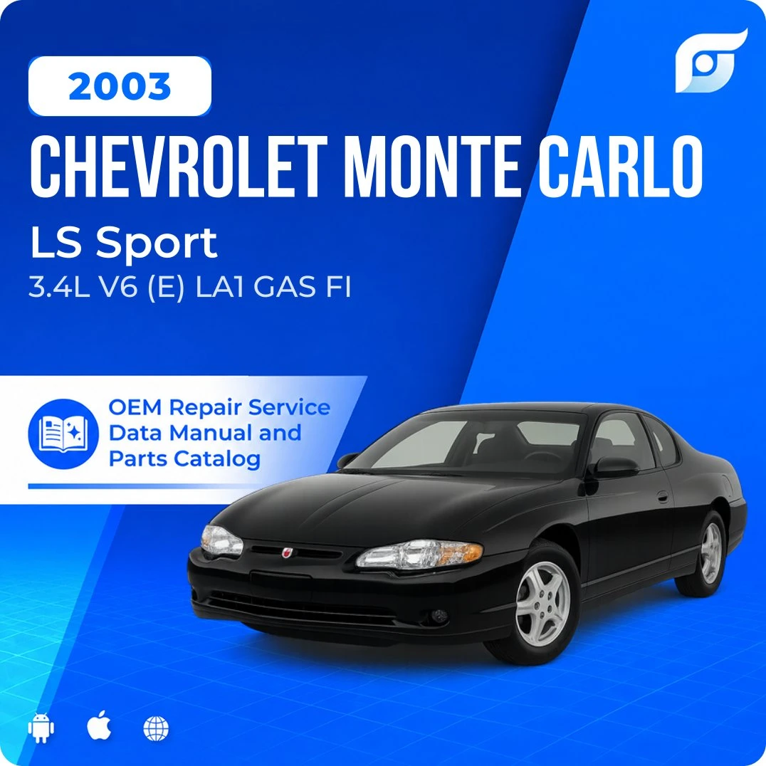 2003 Chevrolet Monte Carlo LS Sport - OEM Repair Service Manual