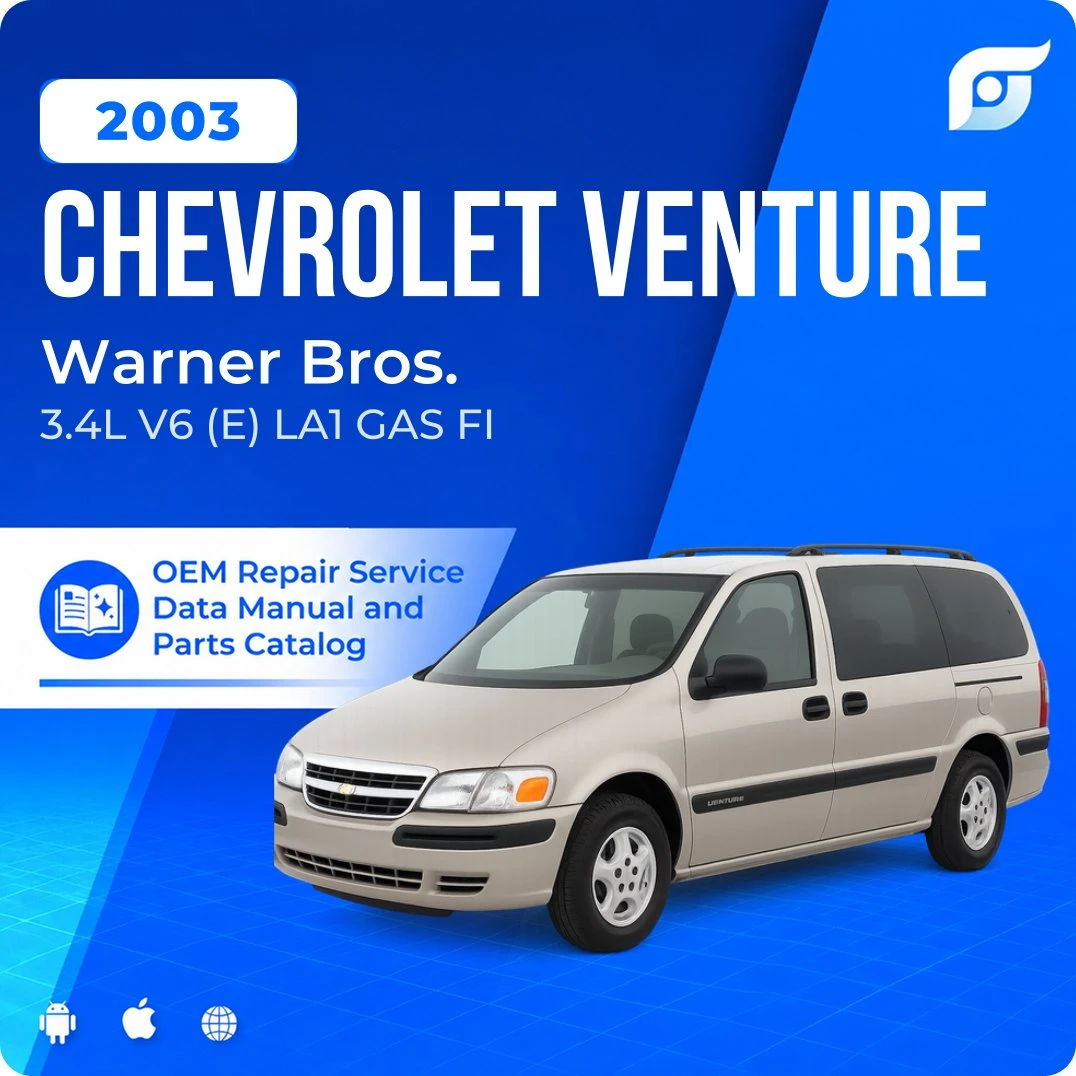 2003 Chevrolet Venture Warner Bros. - OEM Repair Service Manual