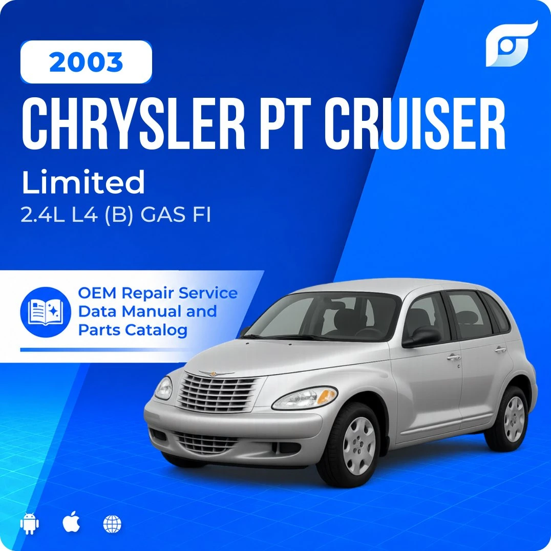 2003 Chrysler PT Cruiser Limited - OEM Repair Service Manual