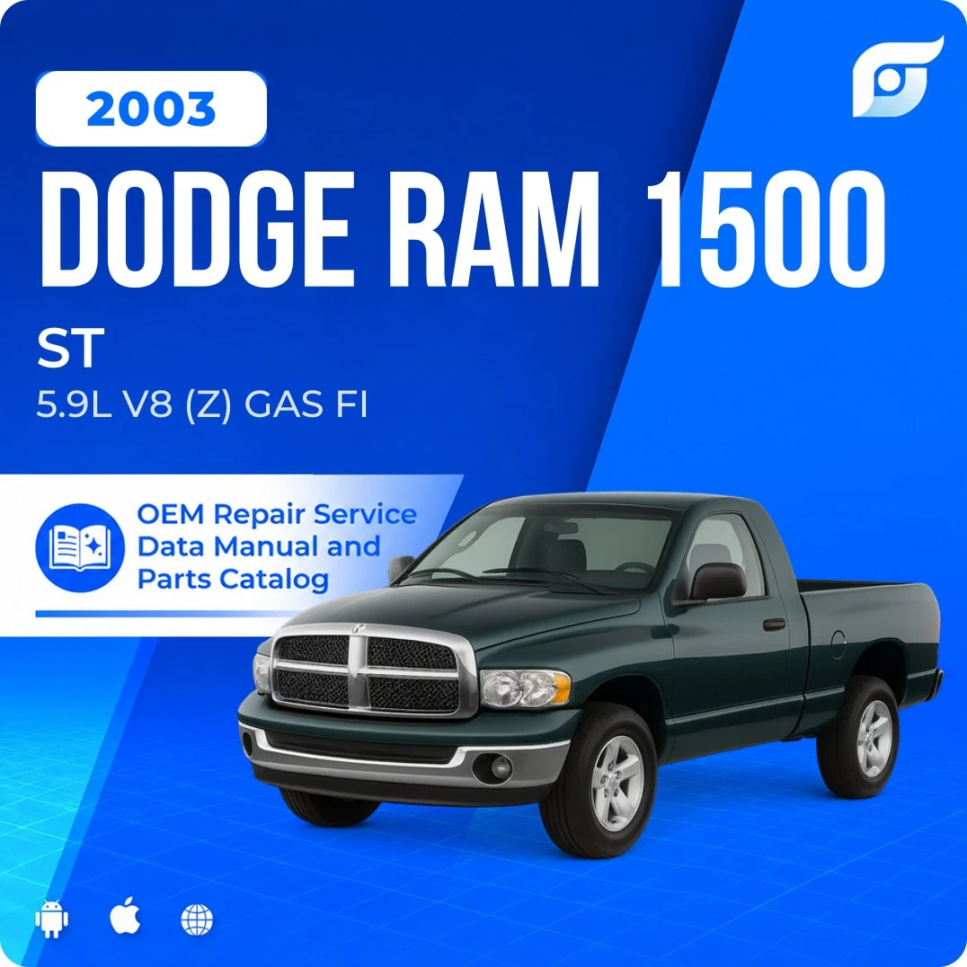 2003 Dodge Ram 1500 ST - OEM Repair Service Manual