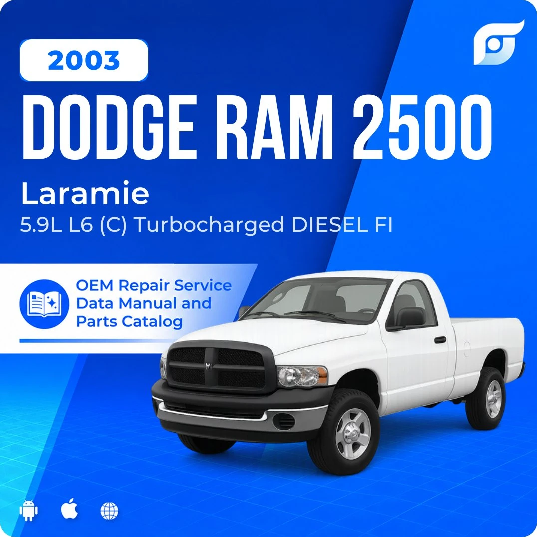 2003 Dodge Ram 2500 Laramie - OEM Repair Service Manual