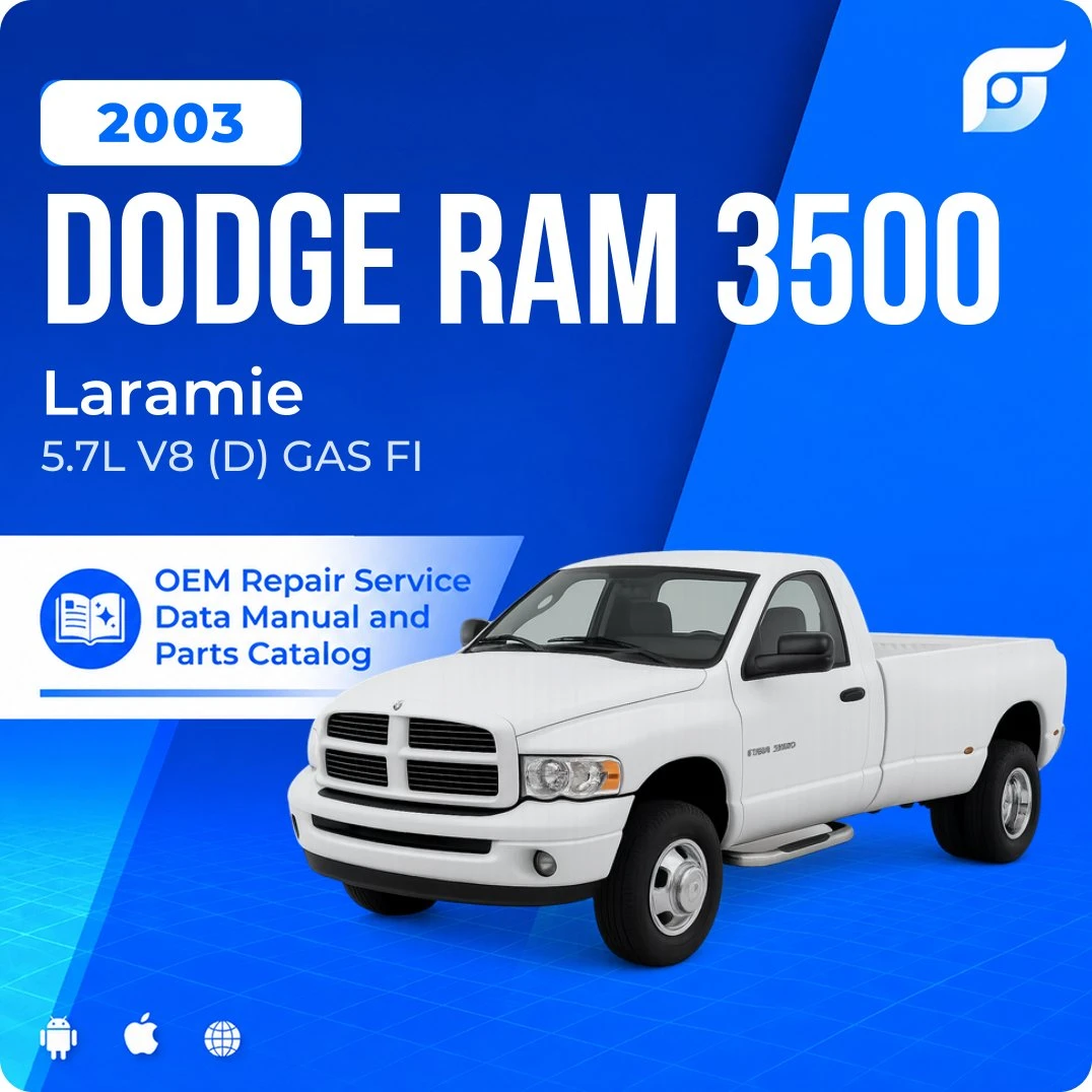 2003 Dodge Ram 3500 Laramie - OEM Repair Service Manual