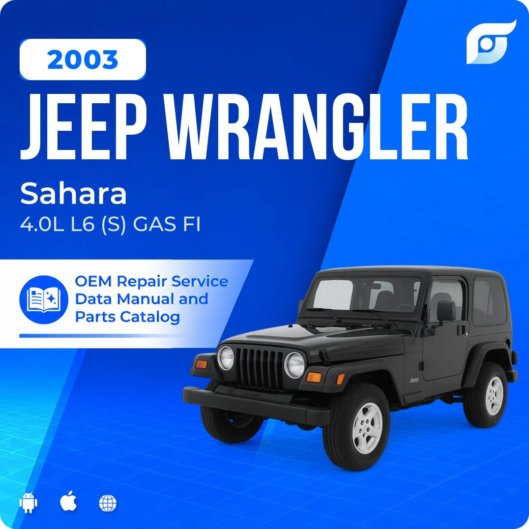 2003 Jeep Wrangler Sahara - OEM Repair Service Manual
