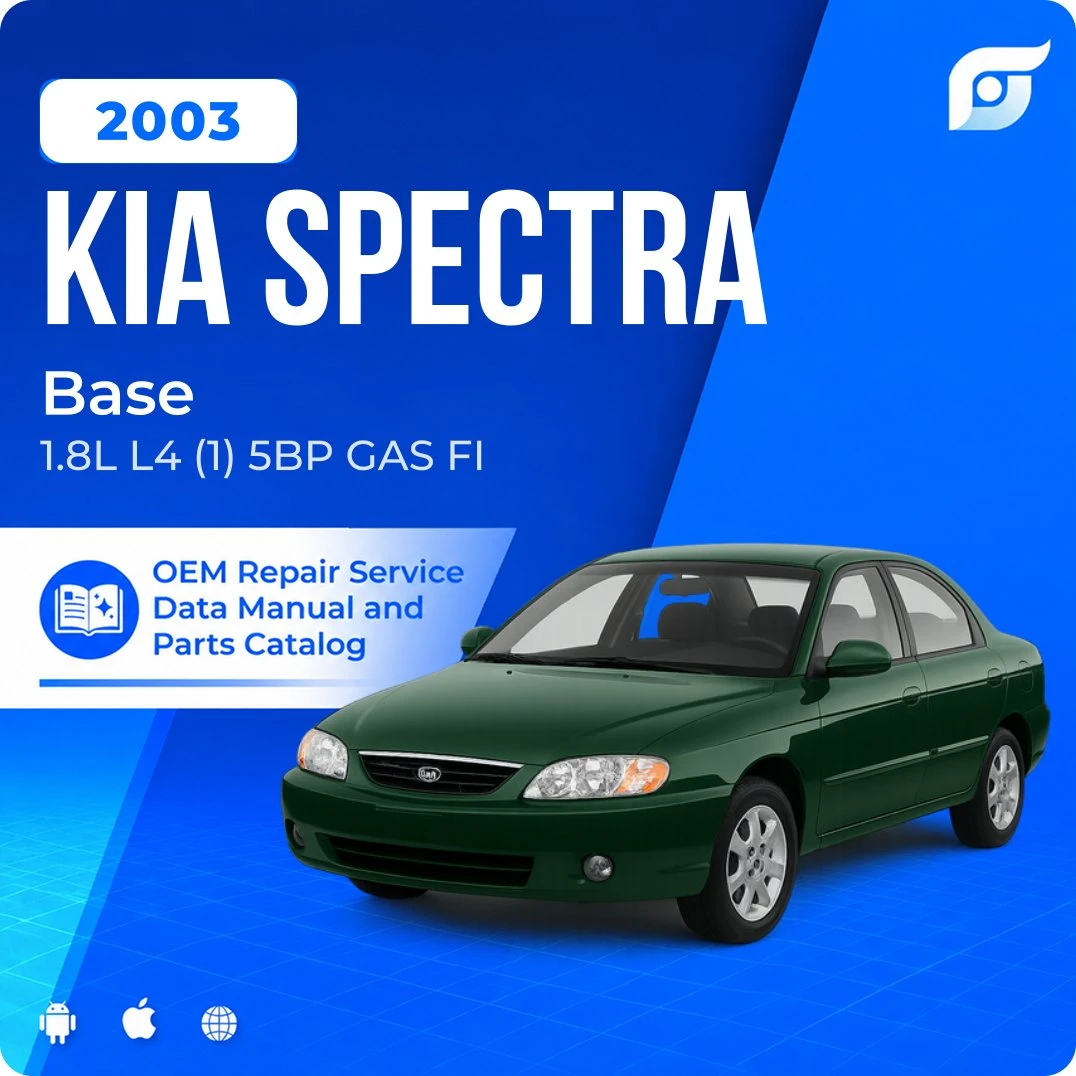 2003 Kia Spectra Base - OEM Repair Service Manual