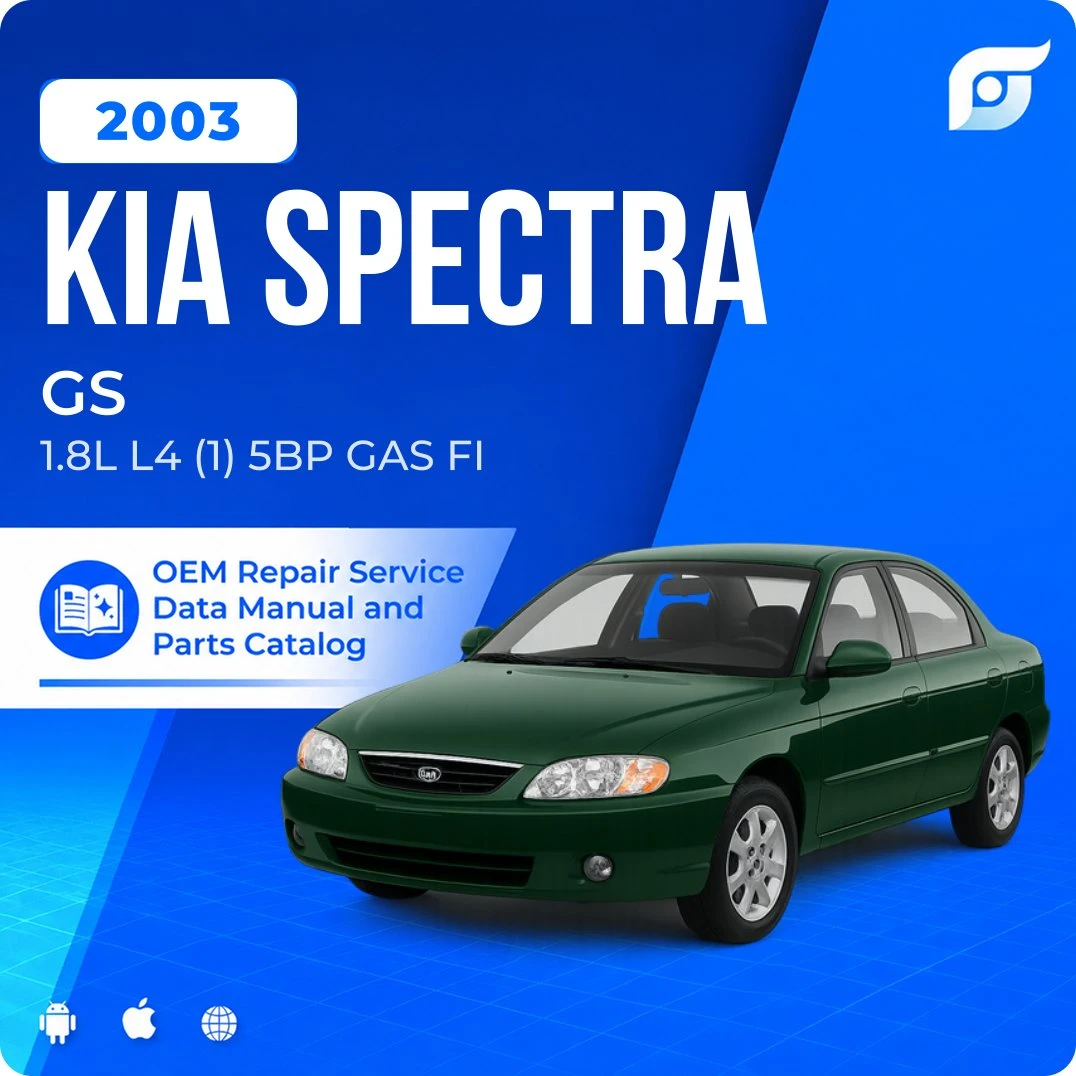 2003 Kia Spectra GS - OEM Repair Service Manual