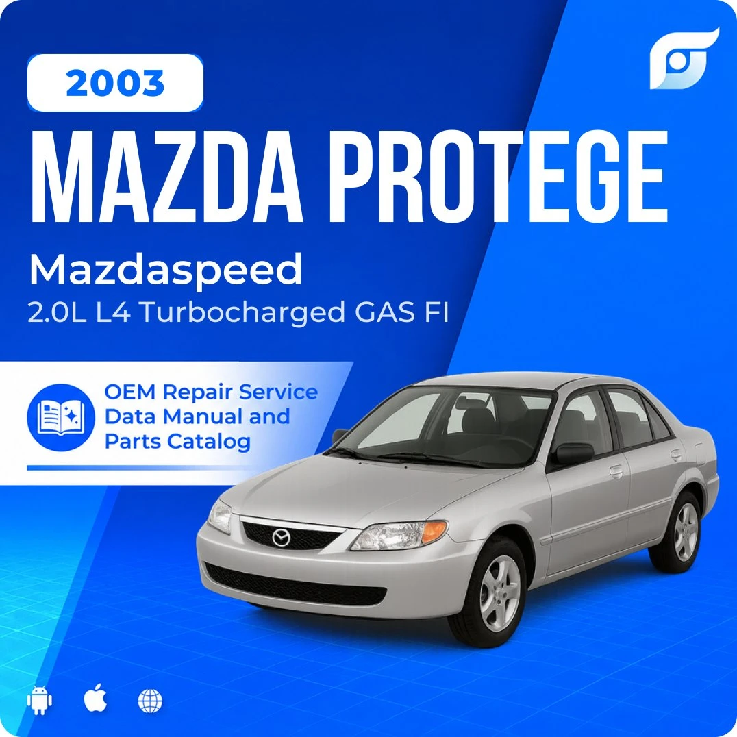 2003 Mazda Protege Mazdaspeed - OEM Repair Service Manual