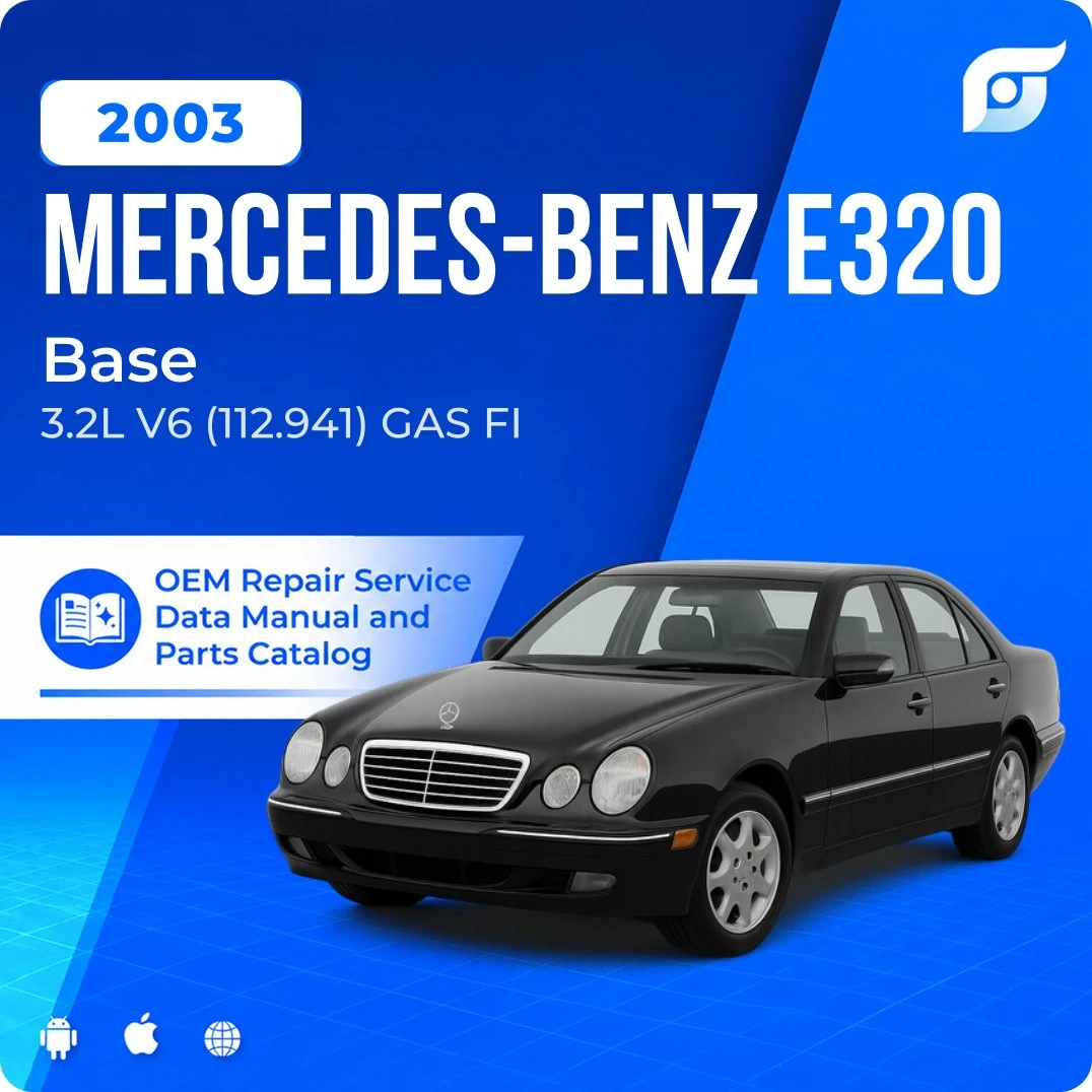 2003 Mercedes-Benz E320 Base - OEM Repair Service Manual