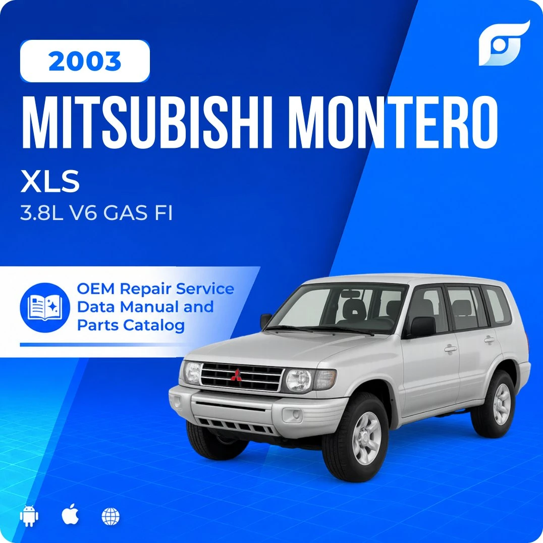 2003 Mitsubishi Montero XLS - OEM Repair Service Manual