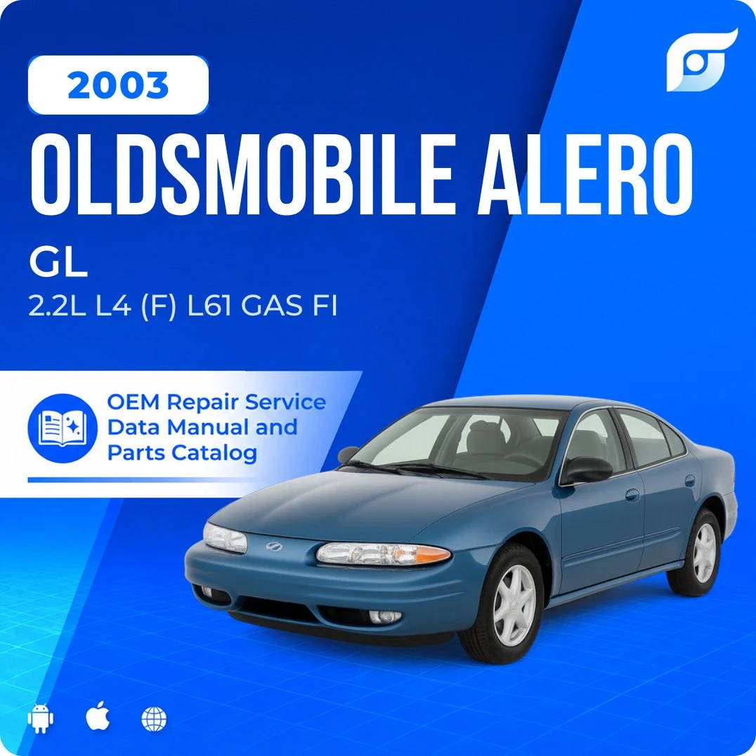 2003 Oldsmobile Alero GL - OEM Repair Service Manual