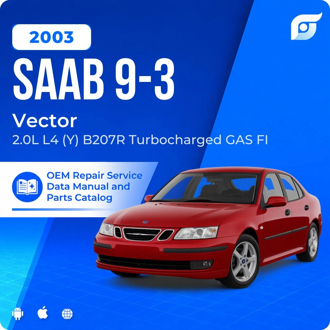 2003 Saab 9-3 Vector - OEM Repair Service Manual