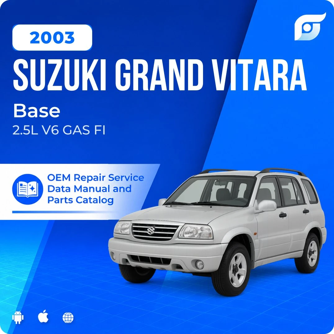 2003 Suzuki Grand Vitara Base - OEM Repair Service Manual