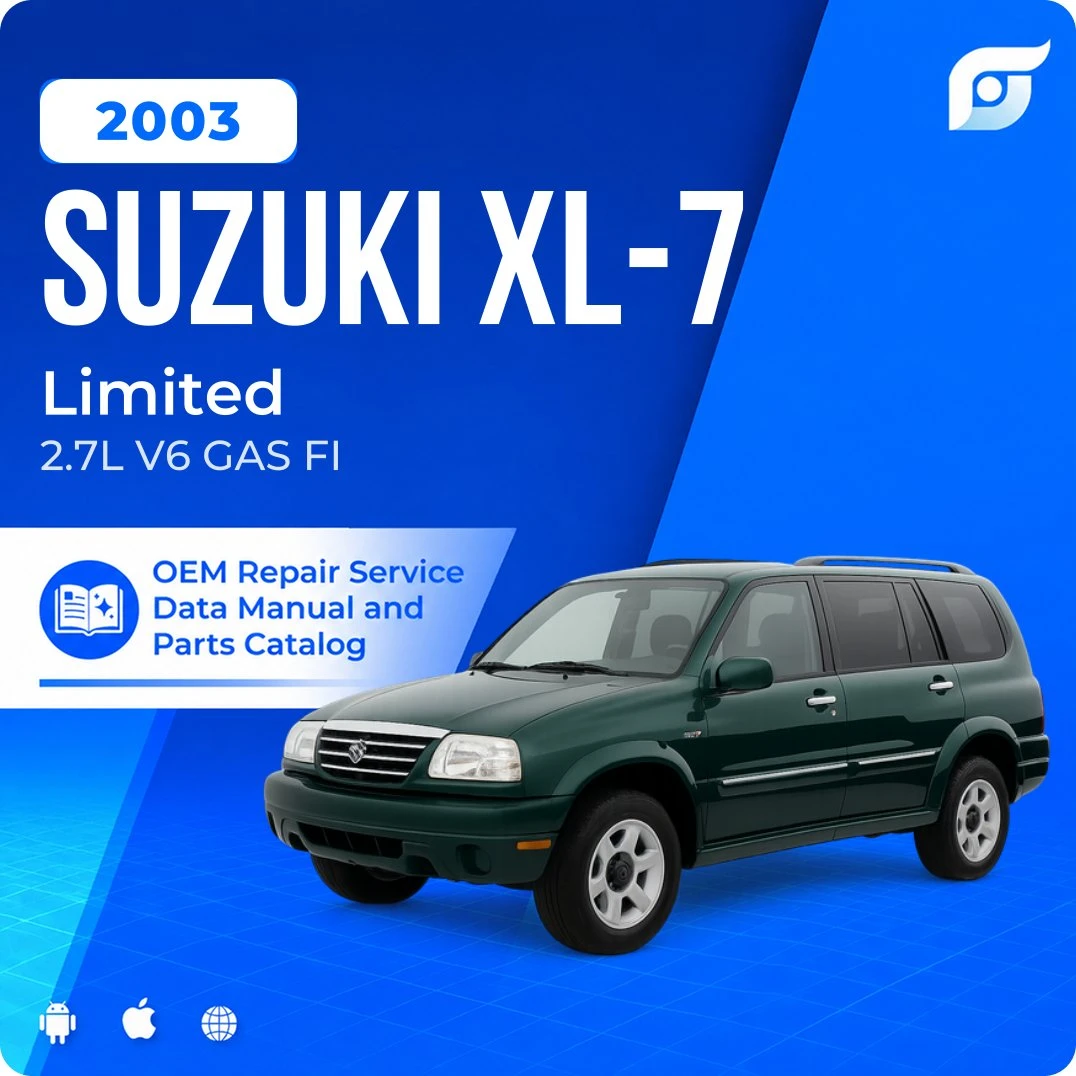 2003 Suzuki XL-7 Limited - OEM Repair Service Manual