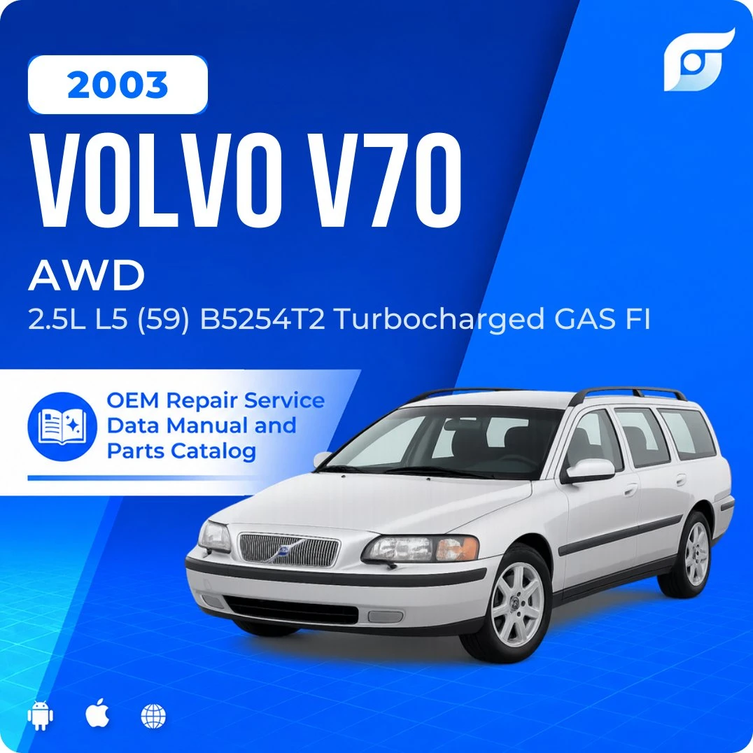 2003 Volvo V70 AWD - OEM Repair Service Manual