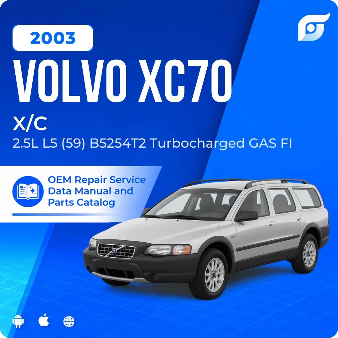 2003 Volvo XC70 X/C - OEM Repair Service Manual