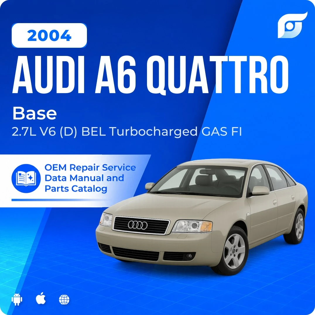 2004 Audi A6 Quattro Base - OEM Repair Service Manual