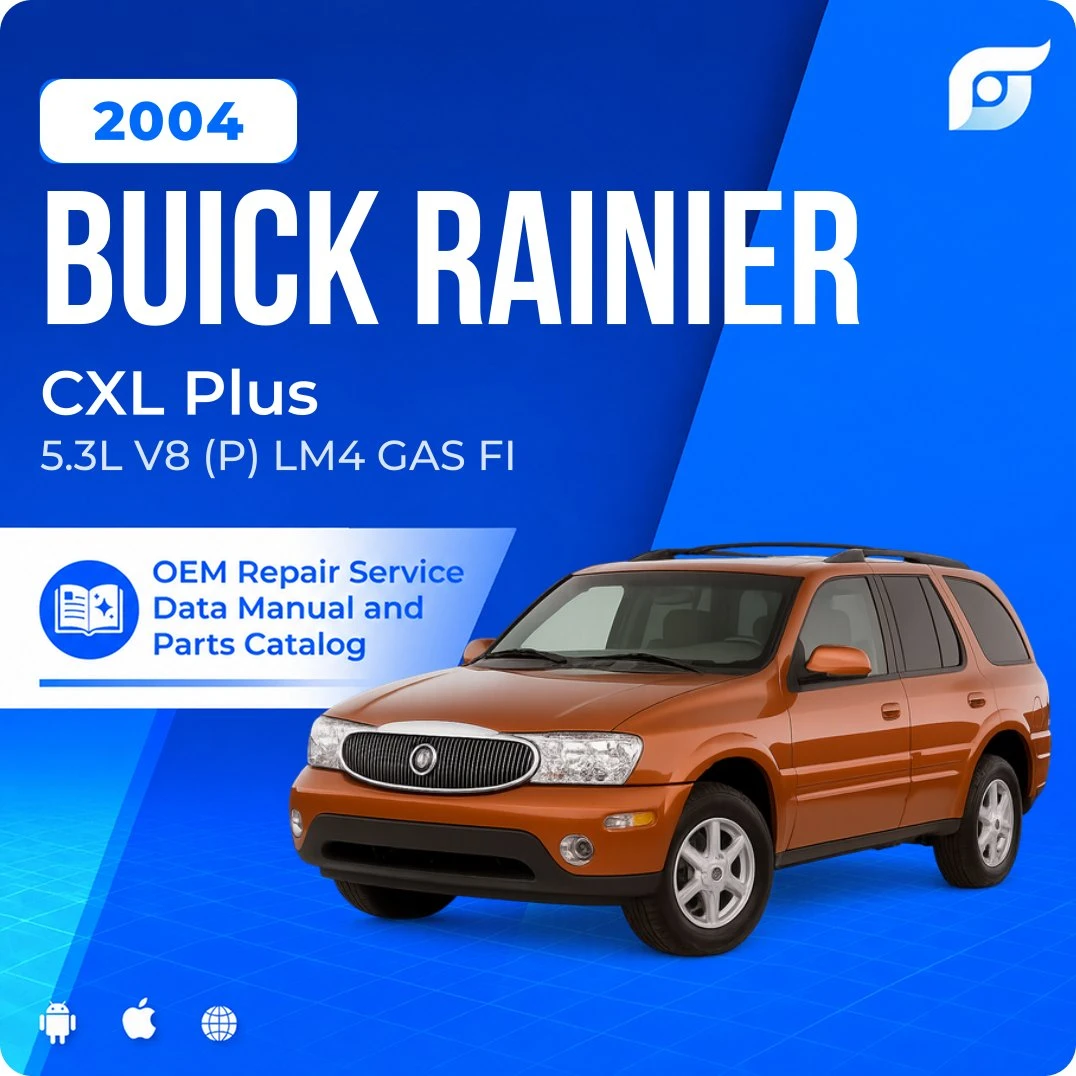2004 Buick Rainier CXL Plus - OEM Repair Service Manual