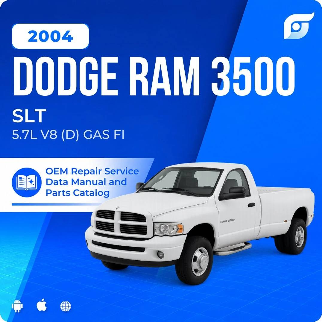 2004 Dodge Ram 3500 SLT - OEM Repair Service Manual