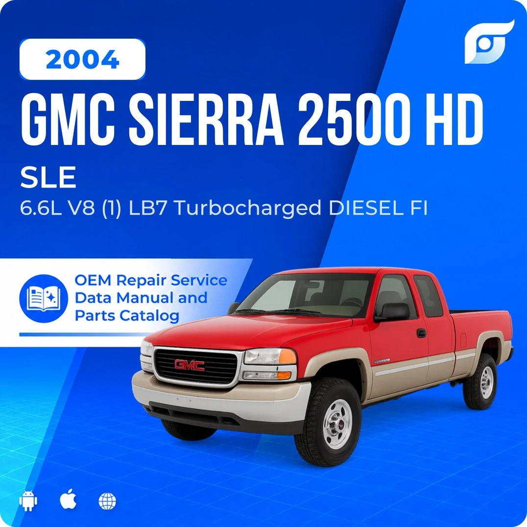 2004 GMC Sierra 2500 HD SLE - OEM Repair Service Manual