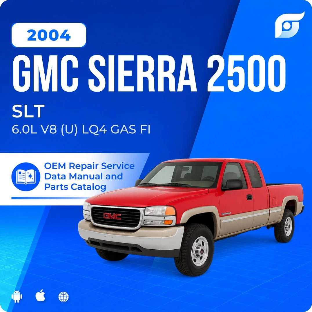 2004 GMC Sierra 2500 SLT - OEM Repair Service Manual