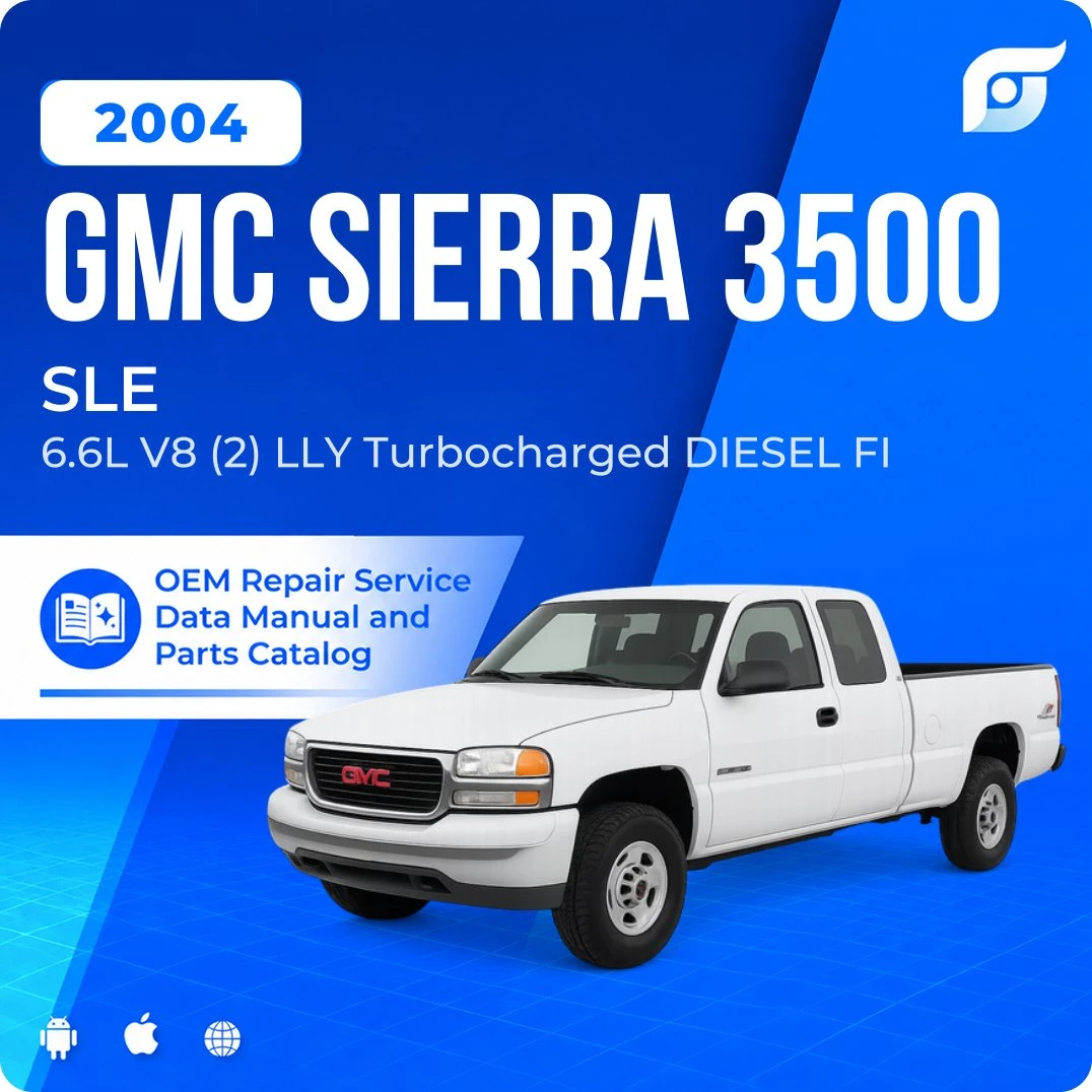 2004 GMC Sierra 3500 SLE - OEM Repair Service Manual