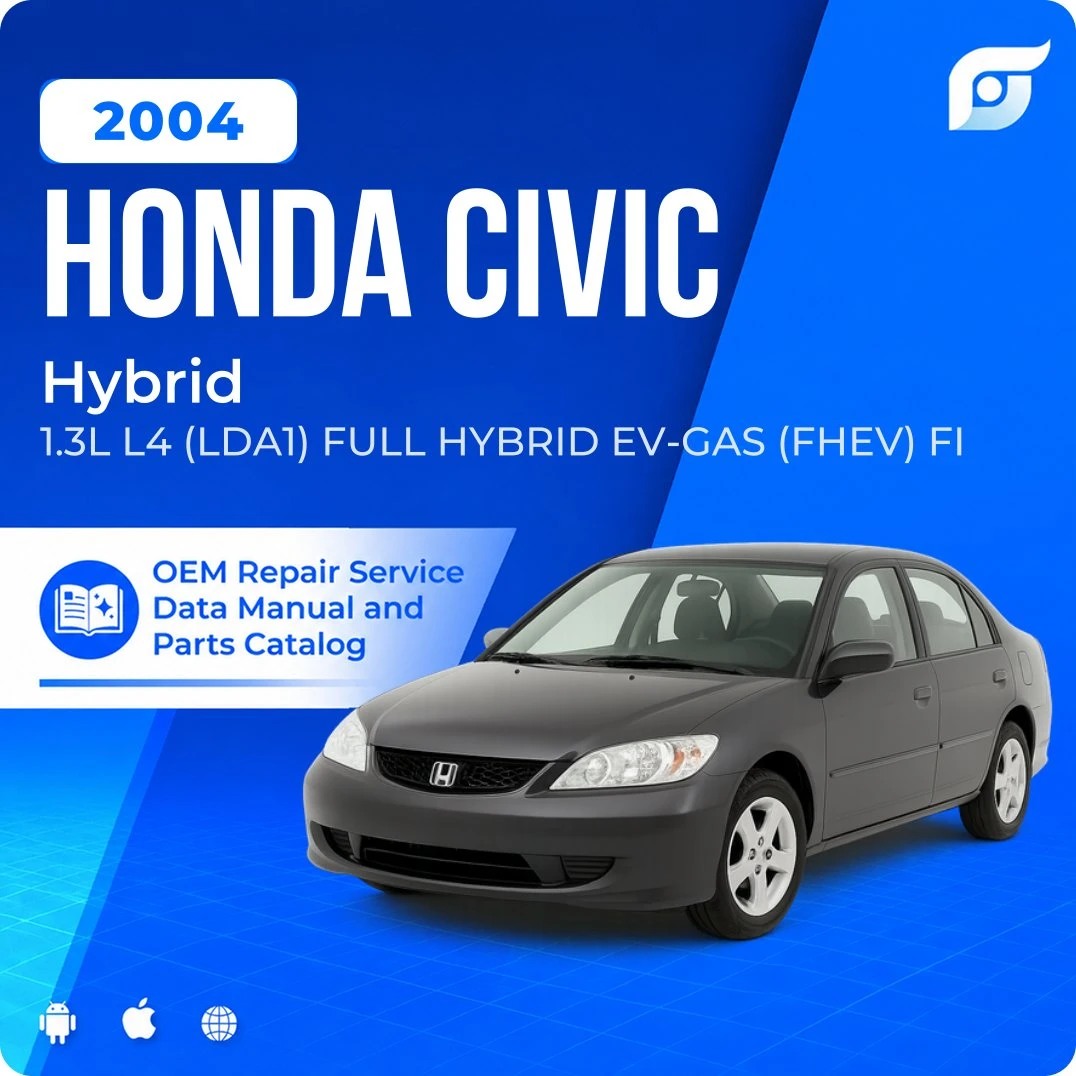 2004 Honda Civic Hybrid - OEM Repair Service Manual