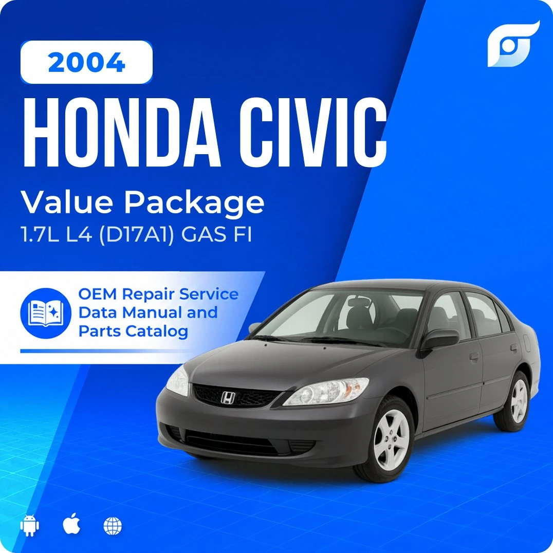 2004 Honda Civic Value Package - OEM Repair Service Manual
