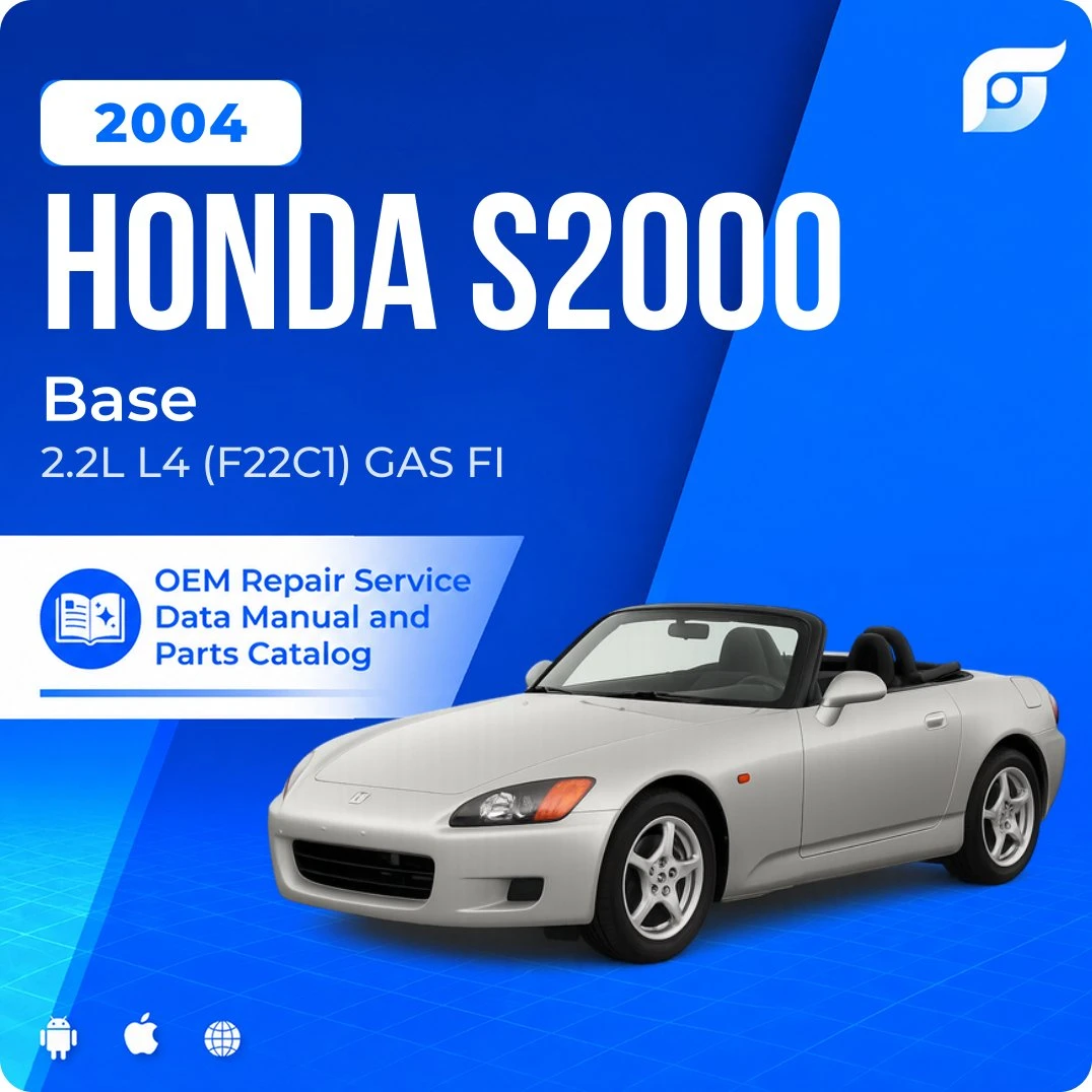 2004 Honda S2000 Base - OEM Repair Service Manual
