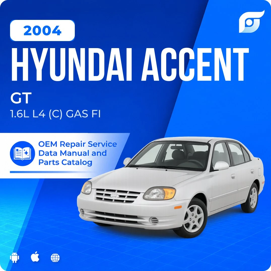 2004 Hyundai Accent GT - OEM Repair Service Manual