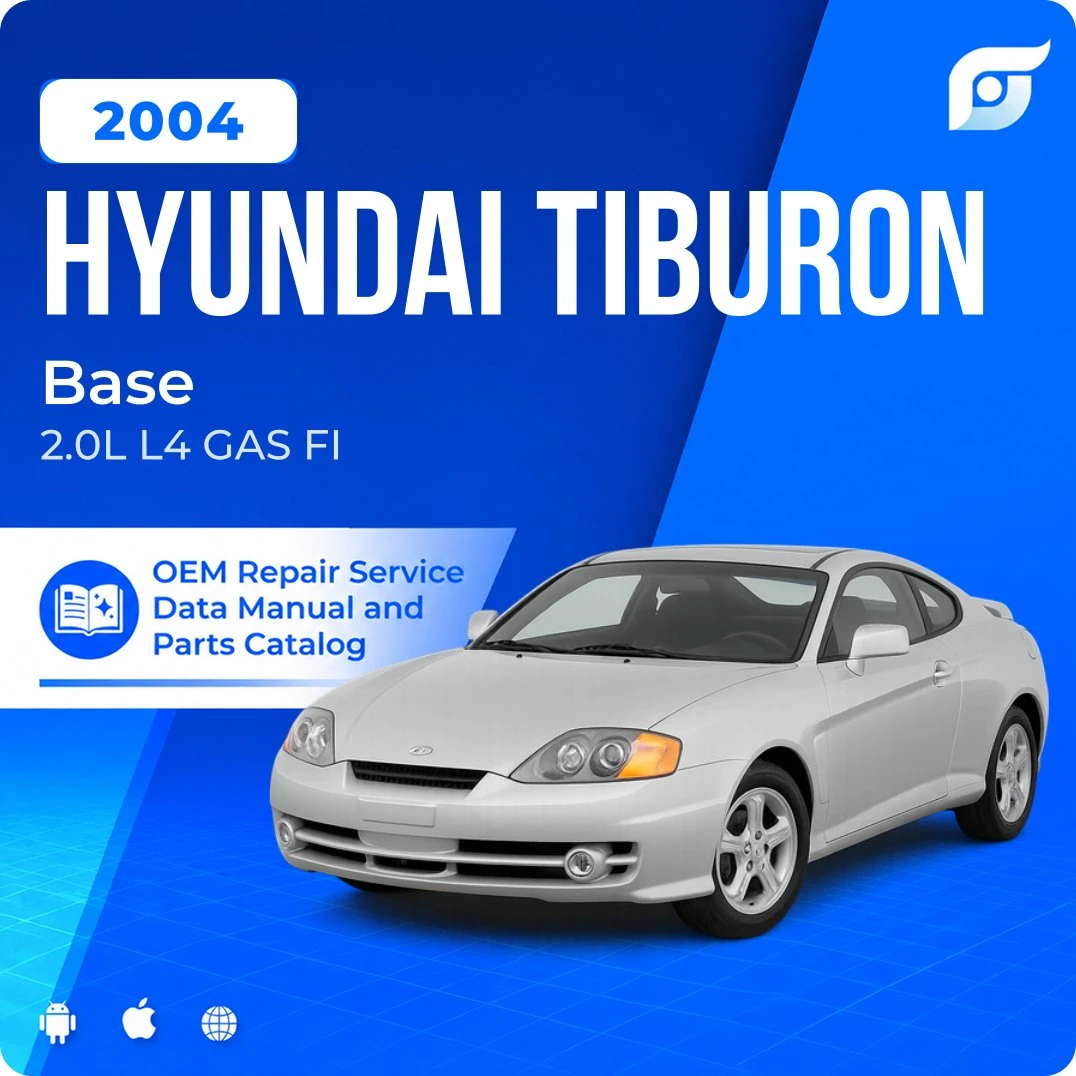 2004 Hyundai Tiburon Base - OEM Repair Service Manual