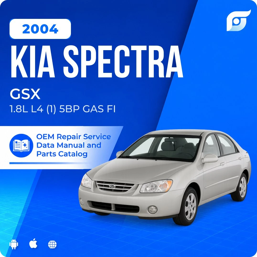 2004 Kia Spectra GSX - OEM Repair Service Manual