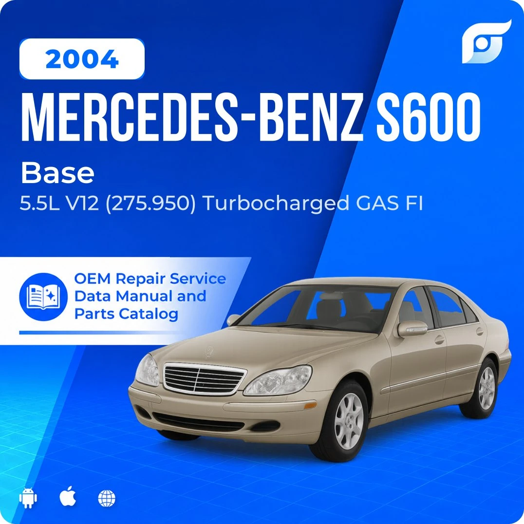 2004 Mercedes-Benz S600 Base - OEM Repair Service Manual