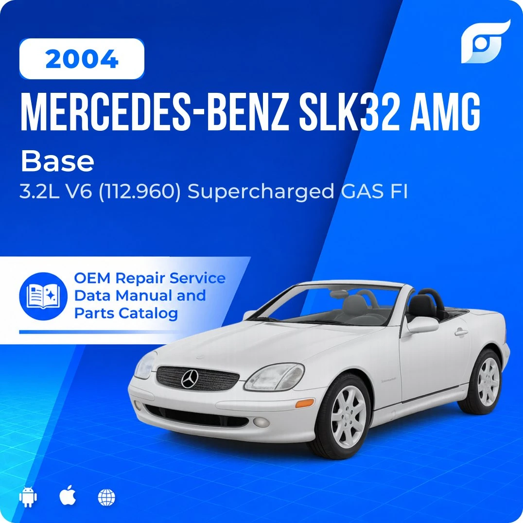 2004 Mercedes-Benz SLK32 AMG Base - OEM Repair Service Manual