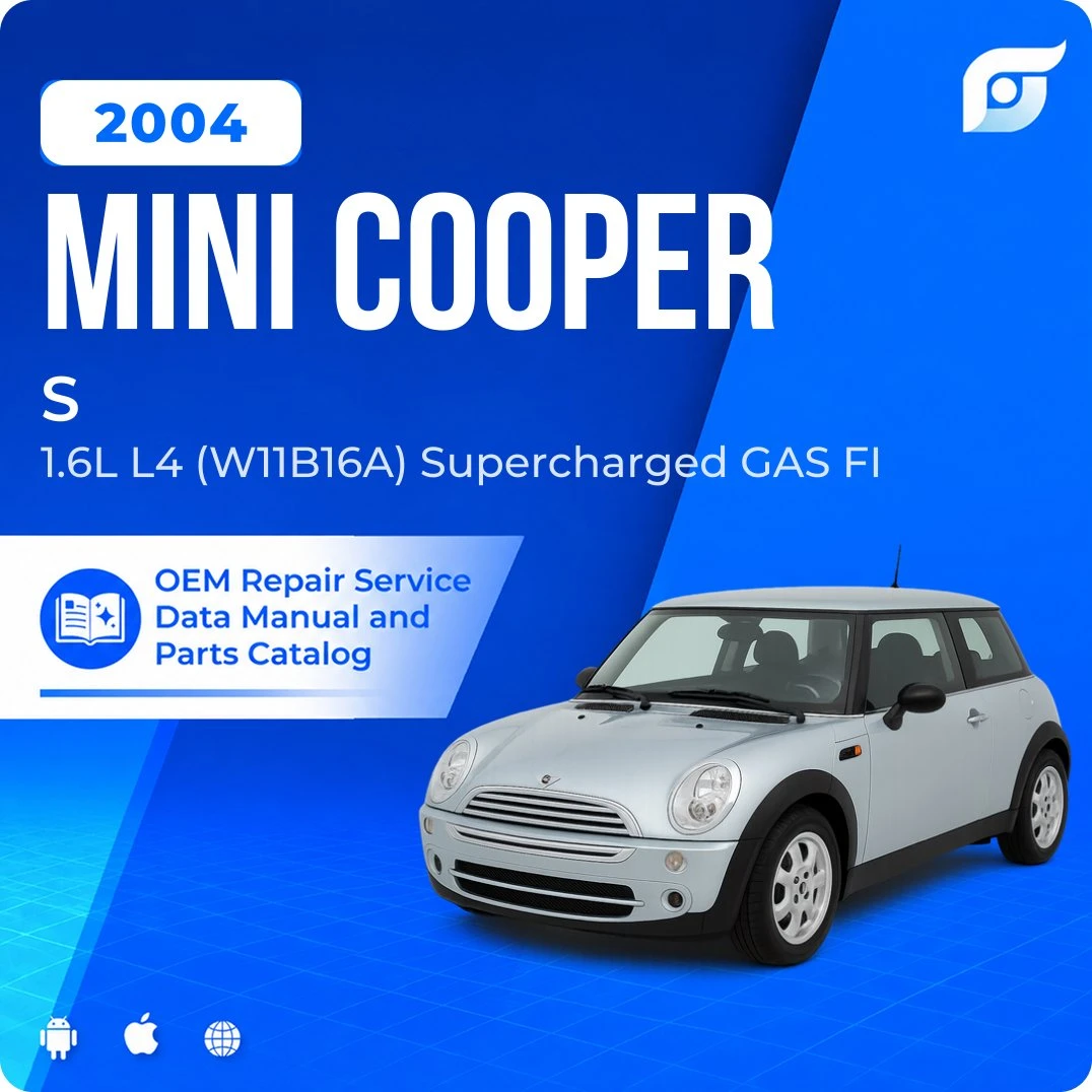 2004 Mini Cooper S - OEM Repair Service Manual