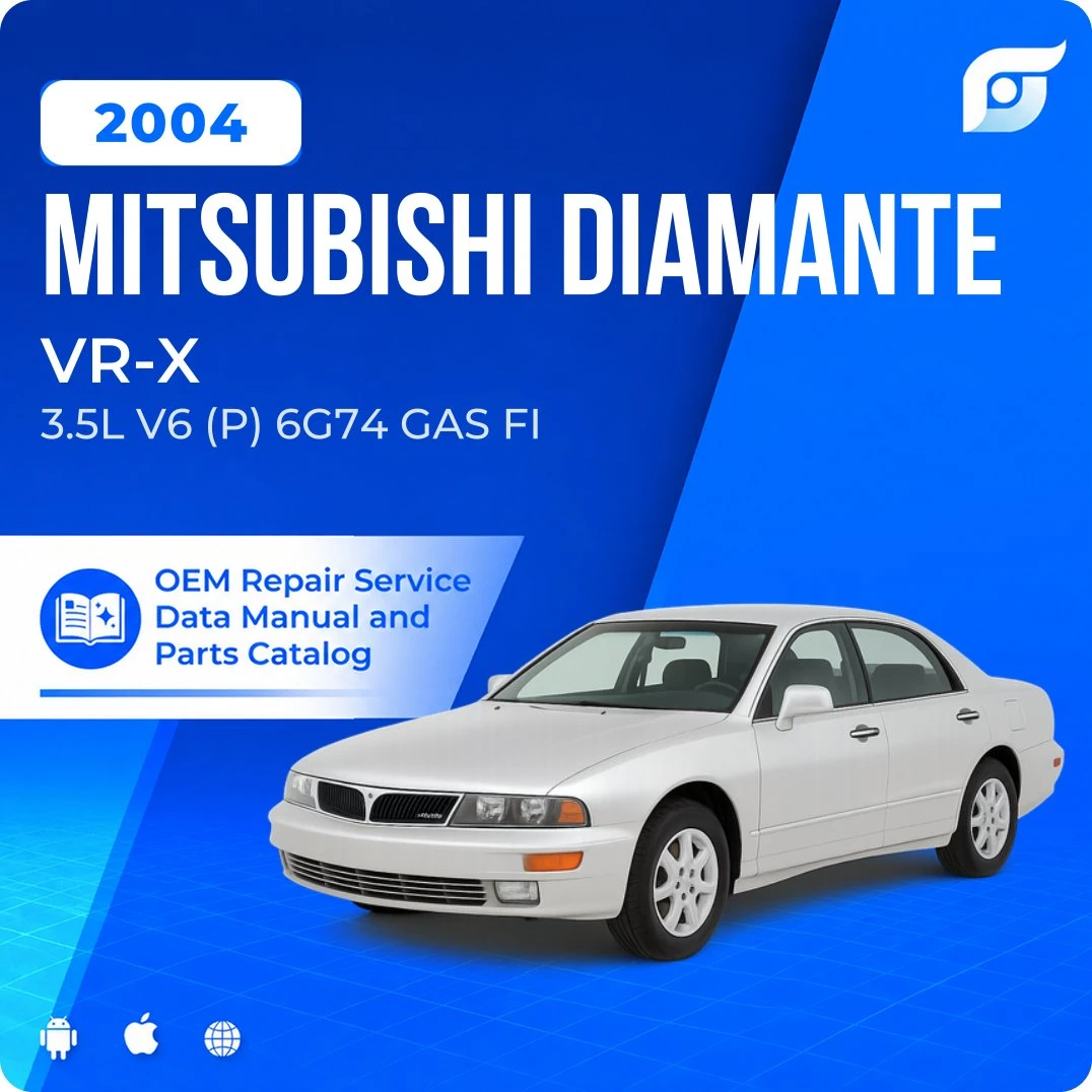 2004 Mitsubishi Diamante VR-X - OEM Repair Service Manual